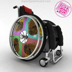 Protège-rayons pour fauteuil roulant A-007