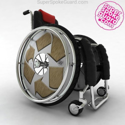 Protège-rayons pour fauteuil roulant A-050