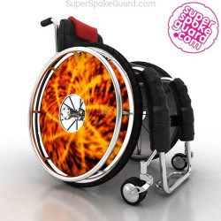 Protège-rayons pour fauteuil roulant A-124