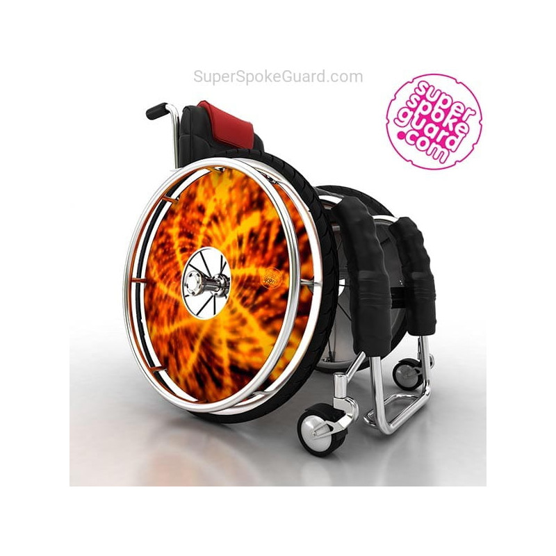 Protège-rayons pour fauteuil roulant A-124