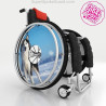 Protège-rayons pour fauteuil roulant A-133