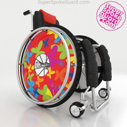 Protège-rayons pour fauteuil roulant A-152 | SuperSpokeGuard