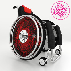 Protège-rayons pour fauteuil roulant A-154 | SuperSpokeGuard