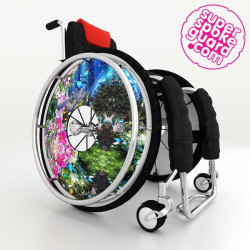 Protège-rayons pour fauteuil roulant A-182 | SuperSpokeGuard