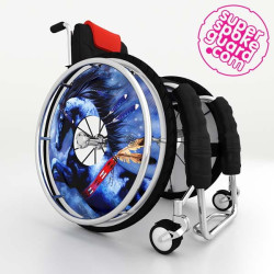 Protège-rayons pour fauteuil roulant A-196 | SuperSpokeGuard