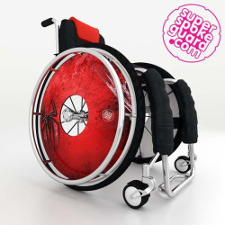 Protège-rayons pour fauteuil roulant A-204 | SuperSpokeGuard