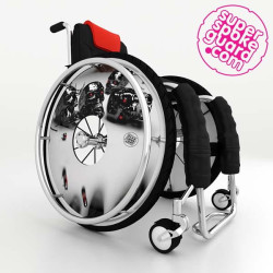 Protège-rayons pour fauteuil roulant A-206 | SuperSpokeGuard