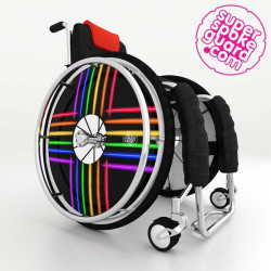 Protège-rayons pour fauteuil roulant A-210 | SuperSpokeGuard