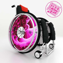 Protège-rayons pour fauteuil roulant A-222 | SuperSpokeGuard