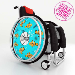 Protège-rayons pour fauteuil roulant A-228 | SuperSpokeGuard