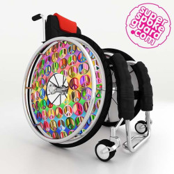 Protège-rayons pour fauteuil roulant A-242 | SuperSpokeGuard