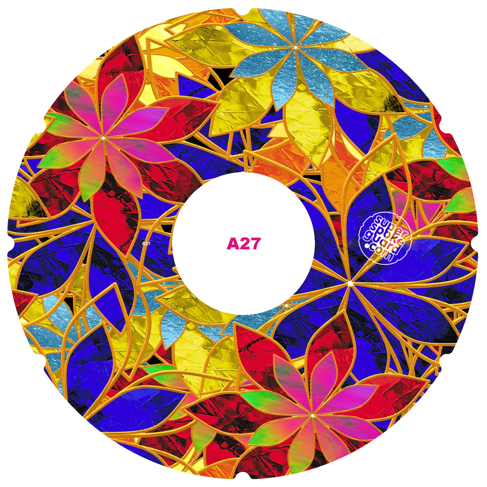 Rollstuhl-Speichenschutz A-027 (Paar) — Vorderansicht
