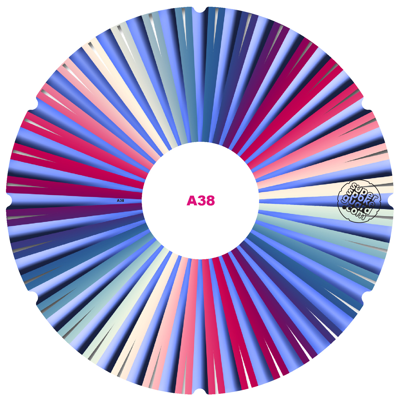 Rollstuhl-Speichenschutz A-038 (Paar) — Vorderansicht