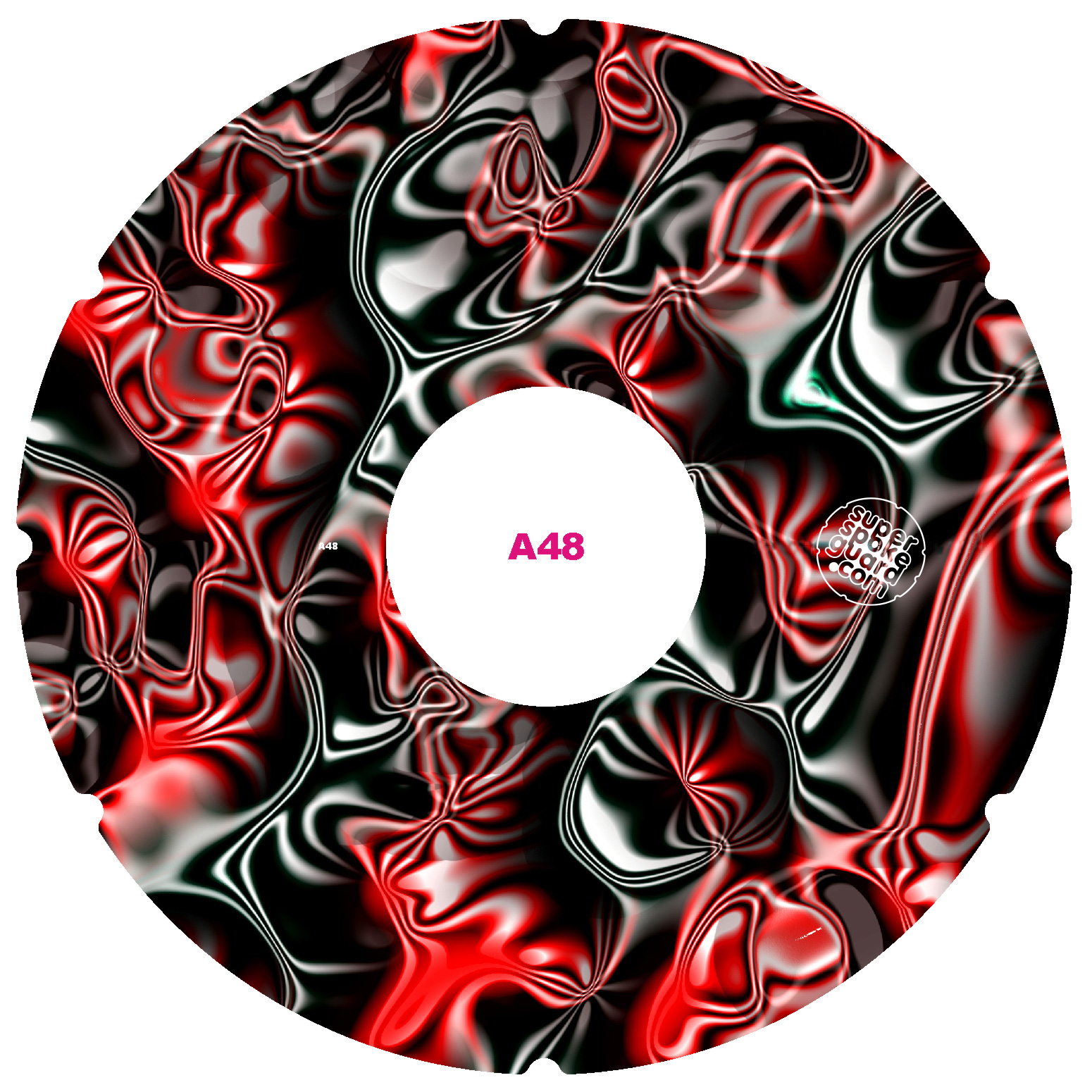 Wheelchair spoke guards A-048 (pair) — The design