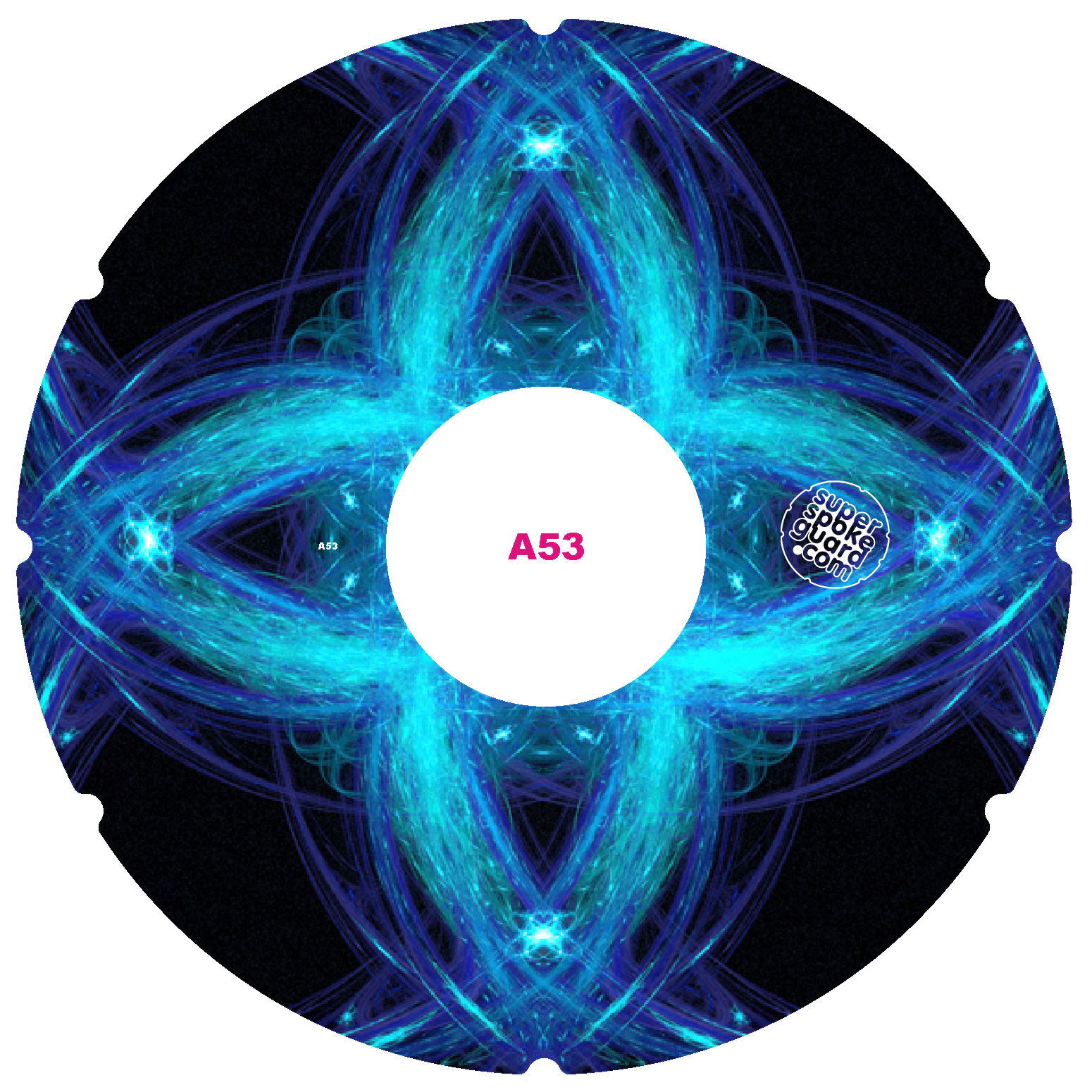 Rollstuhl-Speichenschutz A-053 (Paar) — Vorderansicht
