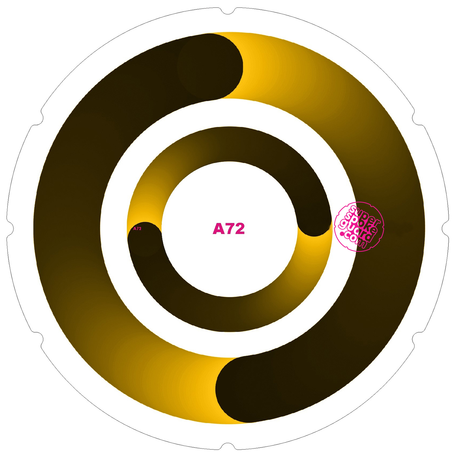 Wheelchair spoke guards A-072 (pair) — The design