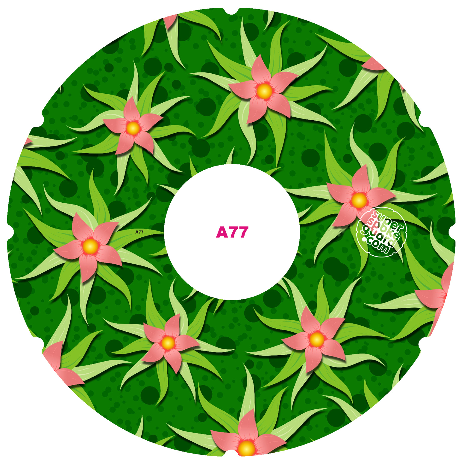 Wheelchair spoke guards A-077 (pair) — The design