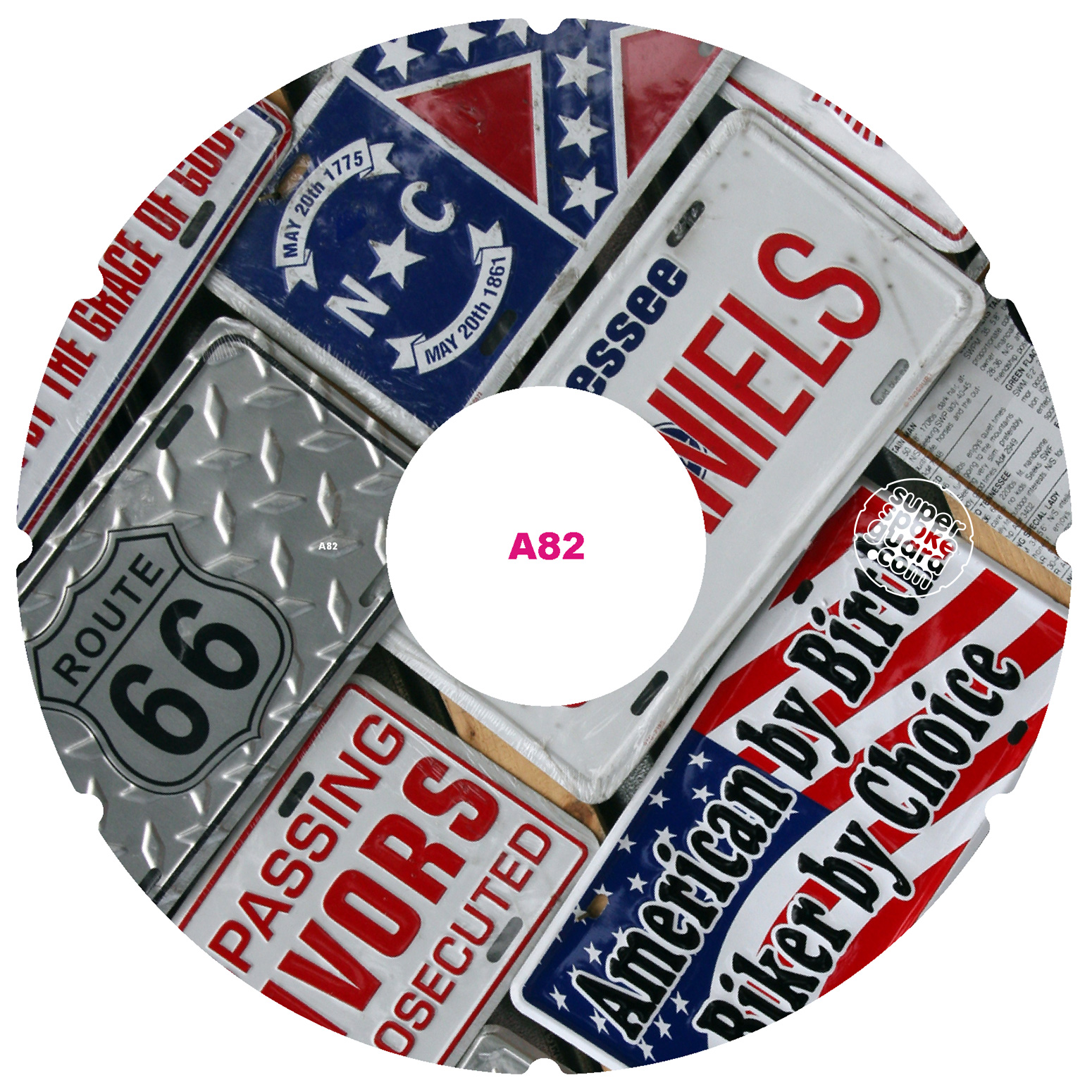 Wheelchair spoke guards A-082 (pair) — The design