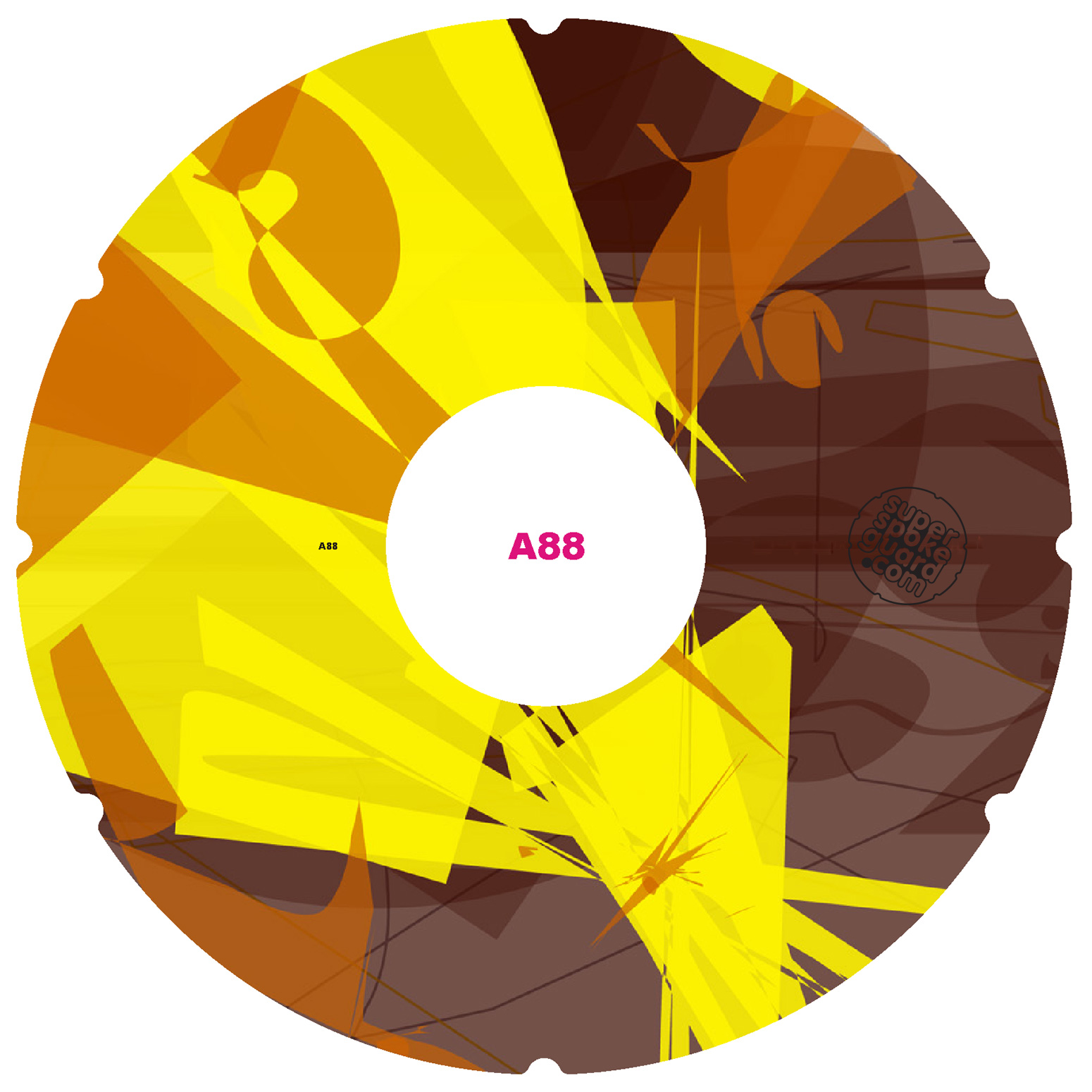 Rollstuhl-Speichenschutz A-088 (Paar) — Vorderansicht