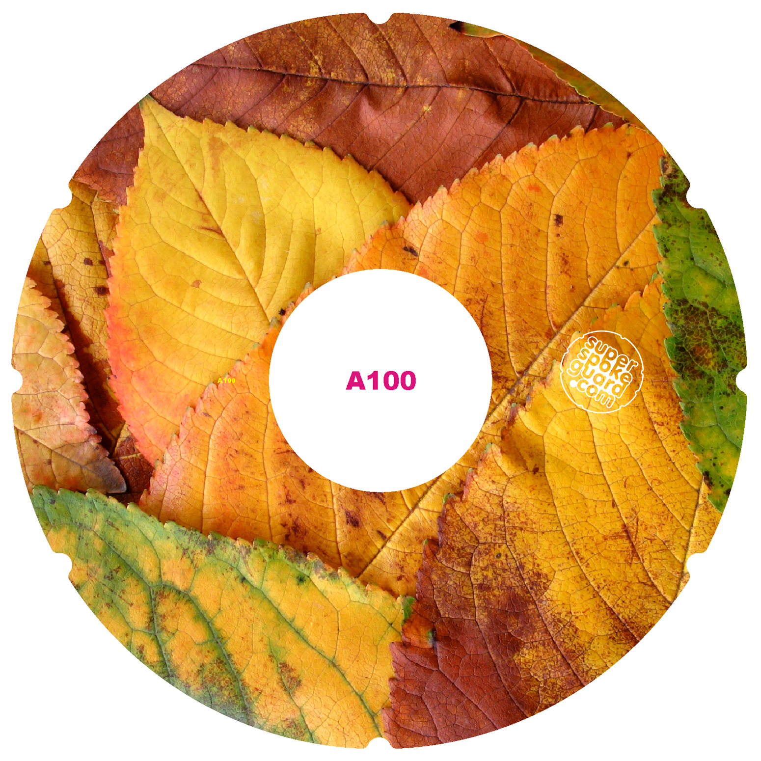 Protège-rayons pour fauteuil roulant A-100 (paire) — Vue de face