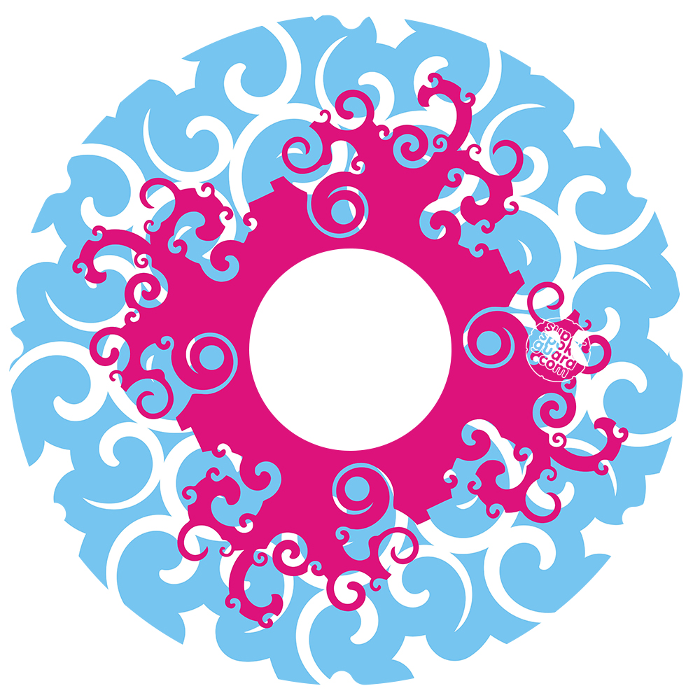 Wheelchair spoke guards A-104 (pair) — The design